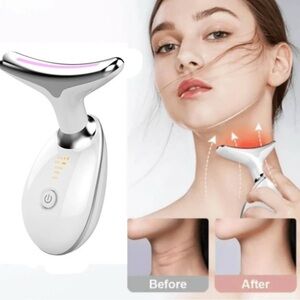 A massager designed for the face and neck